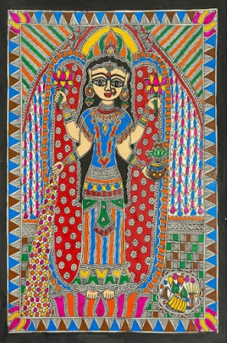 Madhubani wall painting 