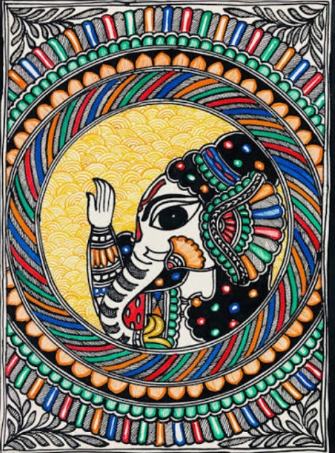 Attractive painting Ganesh 