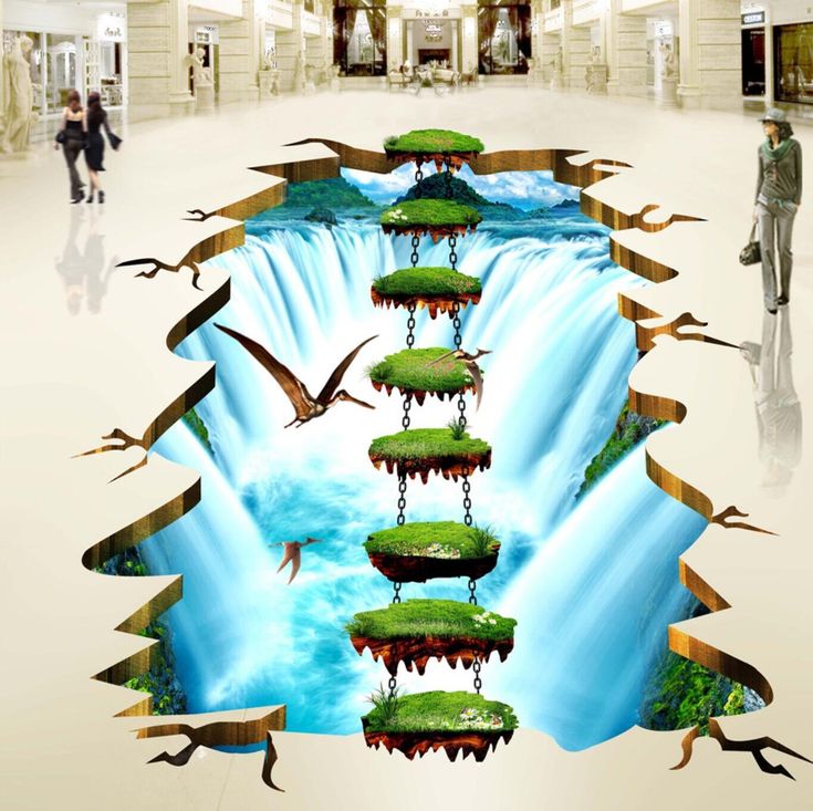 3D Floor Swing Stair