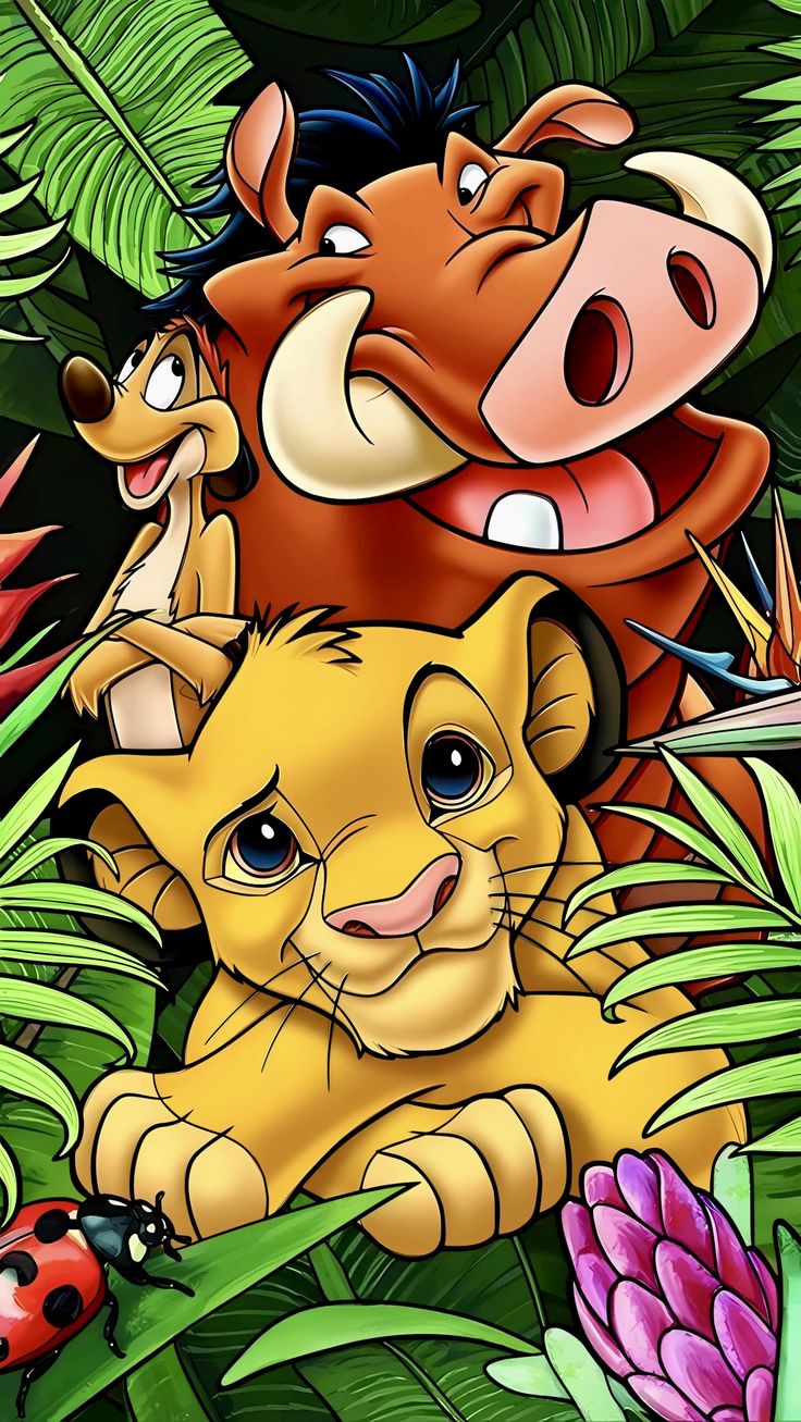 Baby Simba cartoon Art